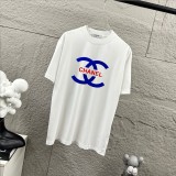 Chanel Classic Logo Printed Short Sleeve Couple Versatile Casual T-shirt
