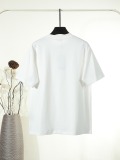 Dior Classic Embroidered Signature Logo T-shirt Couple Versatile Loose Short Sleeves