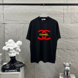 Chanel Classic Logo Printed Short Sleeve Couple Versatile Casual T-shirt