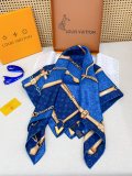 Louis Vuitton Fashion Elegant Versatile Silk Square Scarf Size: 90 x 90 CM