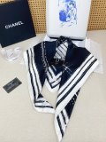 Chanel Fashion Elegant Versatile Silk Square Scarf Size: 90 x 90 CM