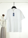 Dior Classic Embroidered Signature Logo T-shirt Couple Versatile Loose Short Sleeves
