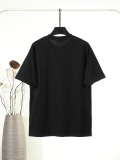 Dior Classic Embroidered Signature Logo T-shirt Couple Versatile Loose Short Sleeves