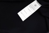 Chanel Fashion Moon Graffiti Smile Logo Letter T-shirt Couple Versatile Loose Short Sleeve