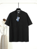 Dior Classic Embroidered Signature Logo T-shirt Couple Versatile Loose Short Sleeves