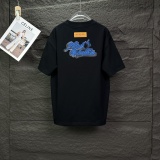 Louis Vuitton 26SS Fashion Heavy Industries Embroidered Logo T-shirt Unisex Casual Versatile Short Sleeve