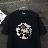 Dior 26SS Fashion Embroidered Horse Logo T-shirt Unisex Casual Versatile Short Sleeve