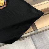 Versace Fashion Logo Printed T-shirt Couple Loose Casual Short Sleeve