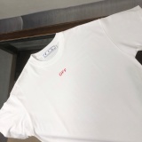 Off White Classic Arrow Logo Printed T-shirt Couple Loose Casual Short Sleeve