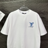 Louis Vuitton 26SS Fashion Heavy Industries Embroidered Logo T-shirt Unisex Casual Versatile Short Sleeve