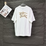 Burberry 26SS Classic Embroidered Logo Warrior Horse T-shirt Unisex Loose Casual Short Sleeve