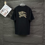 Burberry 26SS Classic Embroidered Logo Warrior Horse T-shirt Unisex Loose Casual Short Sleeve