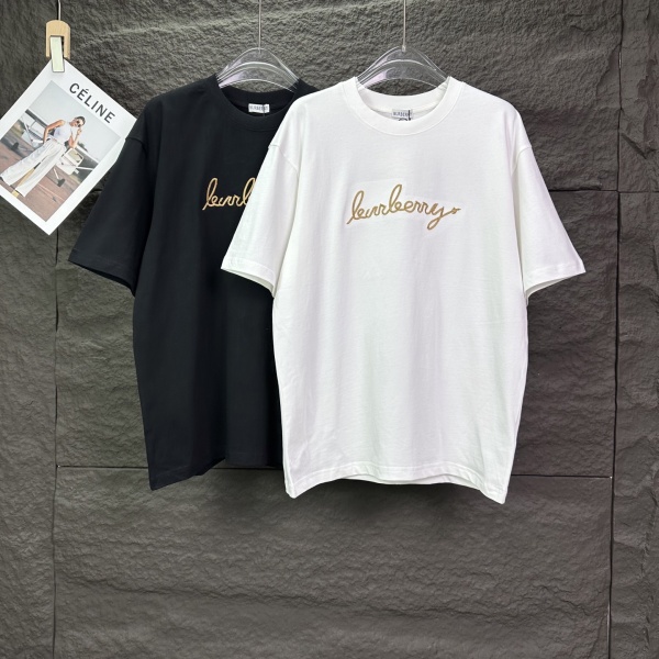 Burberry 26SS Classic Embroidered Logo Warrior Horse T-shirt Unisex Loose Casual Short Sleeve