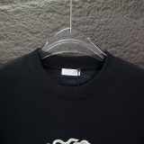 Dior 26SS Fashion Embroidered Horse Logo T-shirt Unisex Casual Versatile Short Sleeve