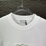 Dior 26SS Fashion Embroidered Horse Logo T-shirt Unisex Casual Versatile Short Sleeve