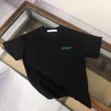 Off White Classic Arrow Logo Printed T-shirt Couple Loose Casual Short Sleeve