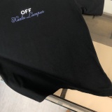 Off White Classic Simple Logo Printed T-shirt Couple Loose Casual Short Sleeve