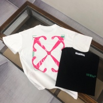 Off White Classic Arrow Logo Printed T-shirt Couple Loose Casual Short Sleeve Off White Classic Arrow Logo Printed T-shirt Couple Loose Casual Short Sleeve