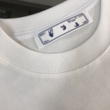 Off White Fashion Flower Logo Printed T-shirt Couple Loose Casual Short Sleeve