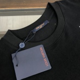 Louis Vuitton Fashion Simple Embroidered Clover T-shirt Couple Loose Casual Short Sleeve