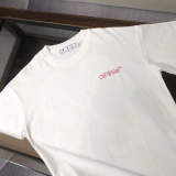 Off White Classic Arrow Logo Printed T-shirt Couple Loose Casual Short Sleeve