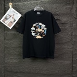 Dior 26SS Fashion Embroidered Horse Logo T-shirt Unisex Casual Versatile Short Sleeve