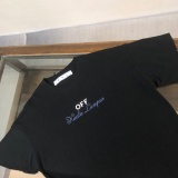 Off White Classic Simple Logo Printed T-shirt Couple Loose Casual Short Sleeve