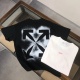 Off White Classic Arrow Logo Printed T-shirt Couple Loose Casual Short Sleeve