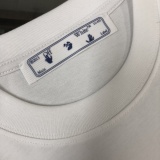 Off White Classic Arrow Logo Printed T-shirt Couple Loose Casual Short Sleeve