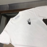 Off White Fashion Spot Arrow Logo Printed T-shirt Couple Loose Casual Short Sleeve