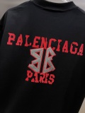 Balenciaga 26SS Fashion Personalized Logo Printed T-shirt Unisex Loose Casual Short Sleeve