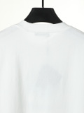 Prada Classic Heavy Embroidery Logo T-shirt Unisex Loose Casual Short Sleeve