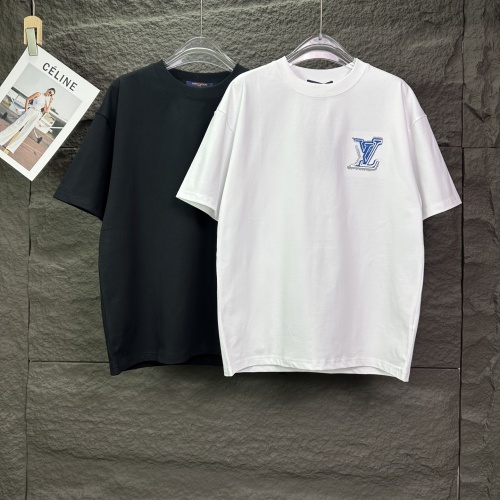 Louis Vuitton 26SS Fashion Heavy Industries Embroidered Logo T-shirt Unisex Casual Versatile Short Sleeve