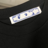 Off White Classic Arrow Logo Printed T-shirt Couple Loose Casual Short Sleeve