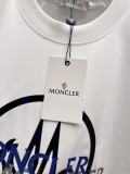 Moncler 26SS Classic Foam Logo Printed T-shirt Unisex Loose Casual Short Sleeve