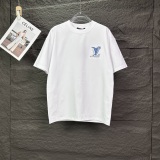 Louis Vuitton 26SS Fashion Heavy Industries Embroidered Logo T-shirt Unisex Casual Versatile Short Sleeve