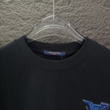 Louis Vuitton 26SS Fashion Heavy Industries Embroidered Logo T-shirt Unisex Casual Versatile Short Sleeve