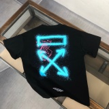 Off White Classic Arrow Logo Printed T-shirt Couple Loose Casual Short Sleeve