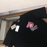 Balenciaga x Gucci Fashion Logo Printed T-shirt Couple Loose Casual Short Sleeve