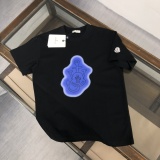 Moncler Fashion Logo Printed T-shirt Unisex Loose Casual Short Sleeve