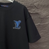 Louis Vuitton 26SS Fashion Heavy Industries Embroidered Logo T-shirt Unisex Casual Versatile Short Sleeve