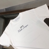 Off White Classic Simple Logo Printed T-shirt Couple Loose Casual Short Sleeve