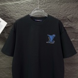 Louis Vuitton 26SS Fashion Heavy Industries Embroidered Logo T-shirt Unisex Casual Versatile Short Sleeve