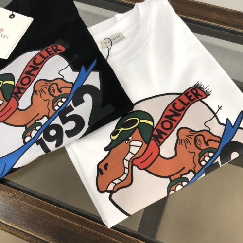 Moncler New Fashion Printed Short Sleeve Couple Versatile Casual T-shirt