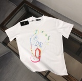 Fendi New Fashion Personalized Letter Printed Short Sleeve Couple Versatile Casual T-shirt