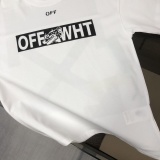 Off White Fashion Logo Arrow Printed Short Sleeve Unisex Casual Loose T-shirt