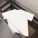 Off White Fashion Palm Logo Printed Short Sleeve Couple Casual Loose T-shirt