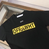 Off White Fashion Logo Arrow Printed Short Sleeve Unisex Casual Loose T-shirt
