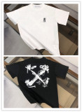 Off White Fashion Personalized Printed Short Sleeve Unisex Casual Loose T-shirt