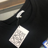 Loewe Fashion Cartoon Logo Printed Short Sleeve Couple Casual Loose T-shirt